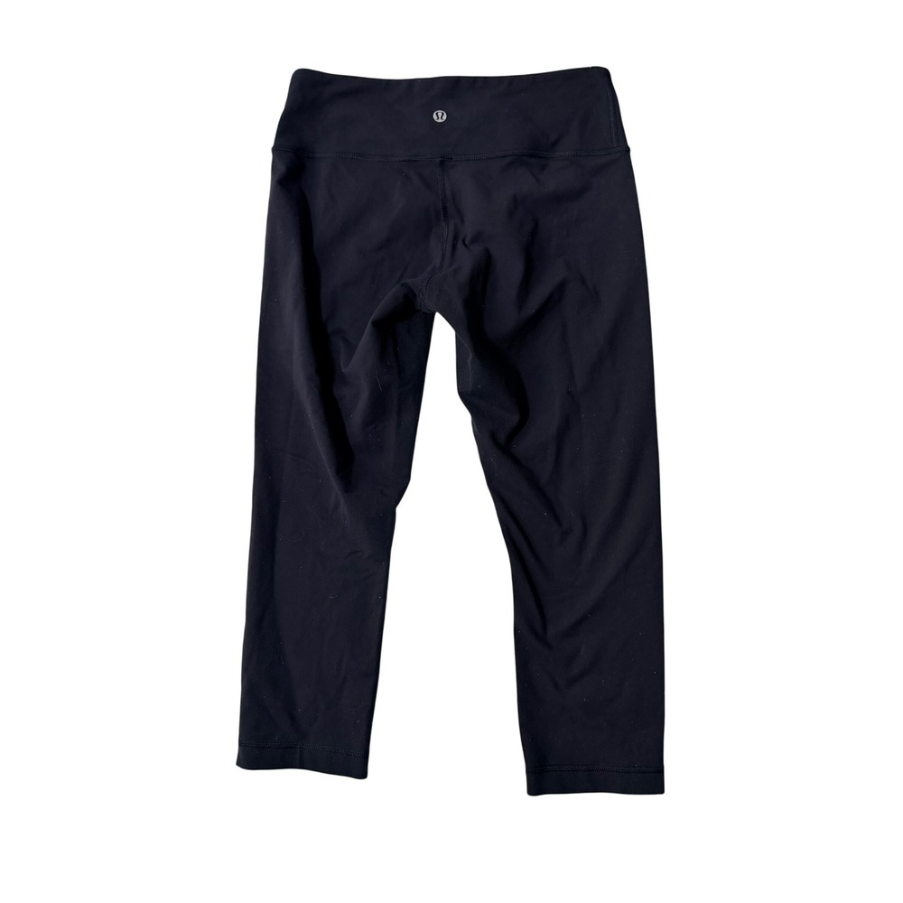 Lululemon Wunder Under Crop Leggings Black Size 6